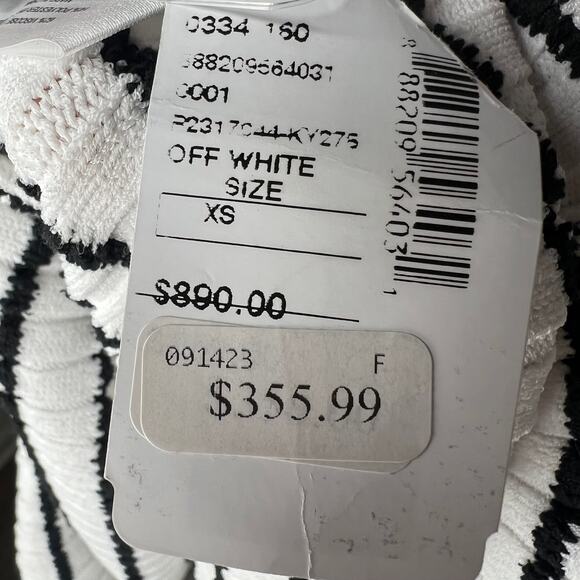 Proenza Schouler Stripe Bell Sleeve Midi Dress XS - Picture 3 of 6